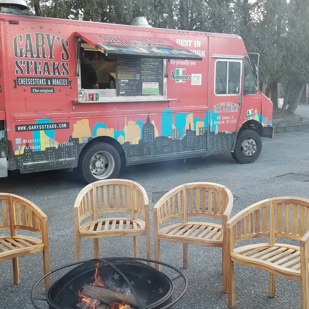 Garyssteaks food truck Catering event Huntington Country Club