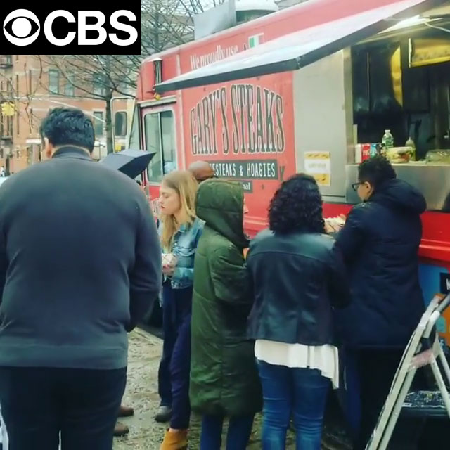 Garyssteaks food truck rental – CBS The Good Fight TV Show – Wrap Up Party