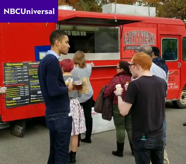 Food truck catering NBC Universal in New Jersy