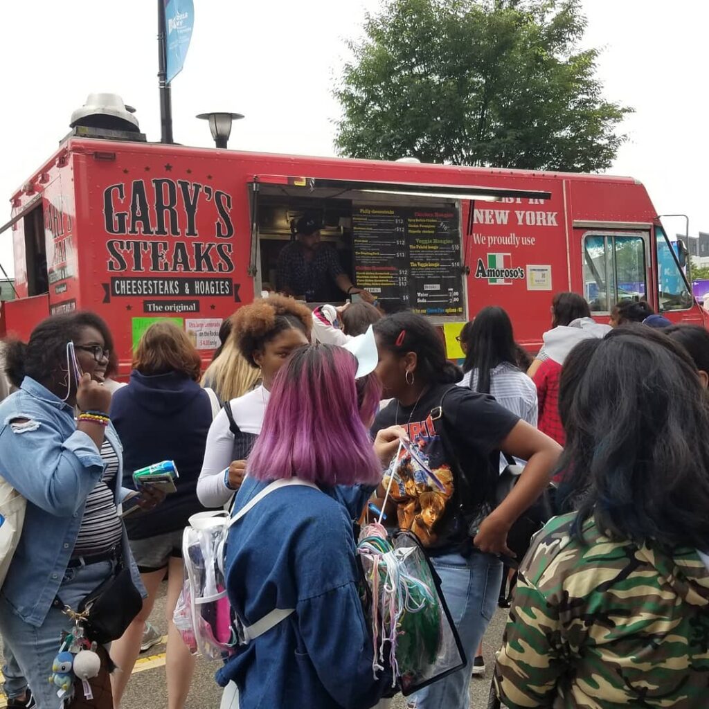 Garyssteaks food truck catering at KCON 2018 New York