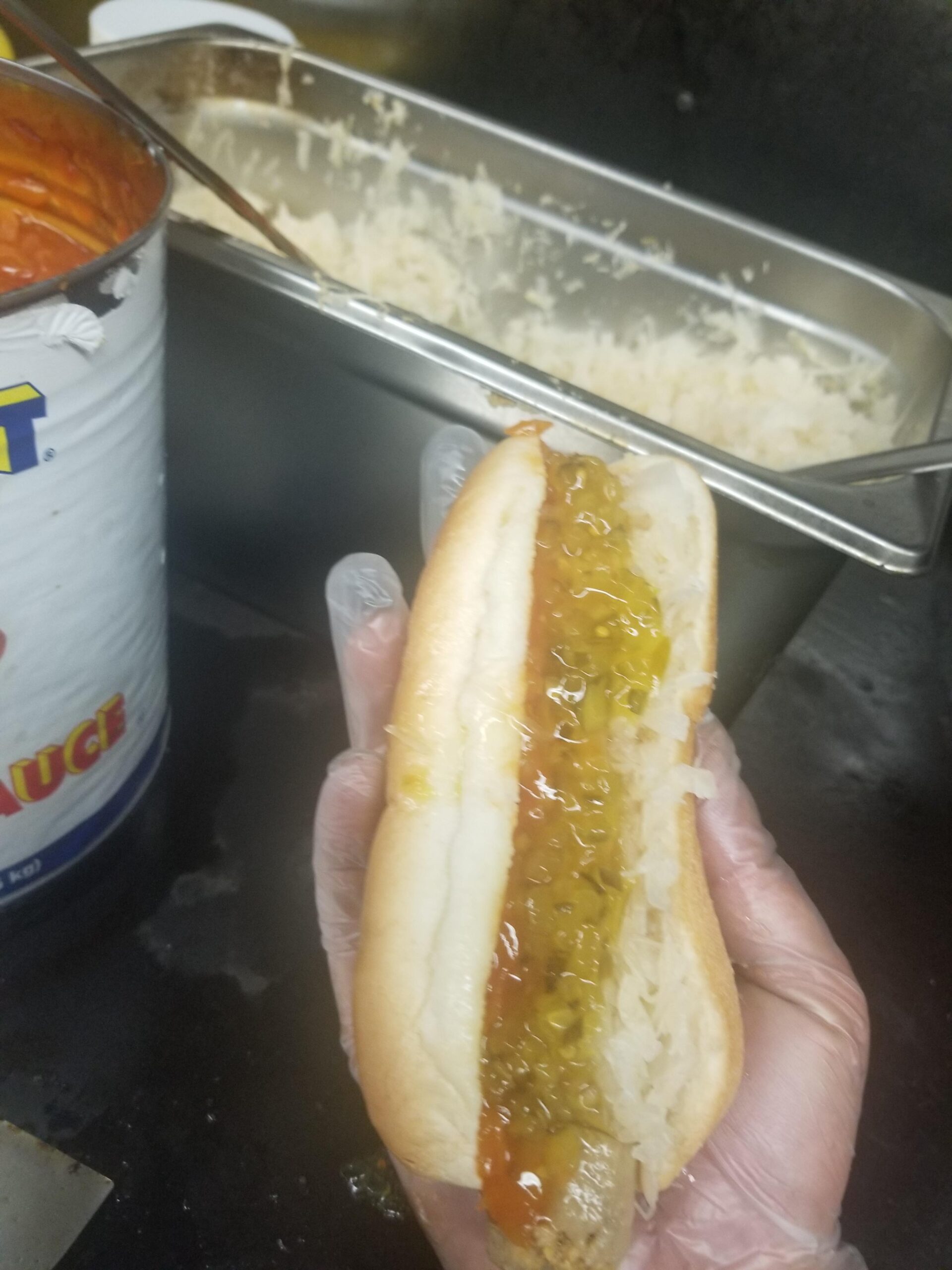 hotdog french fries