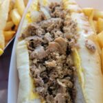 food truck cheesesteak french fries