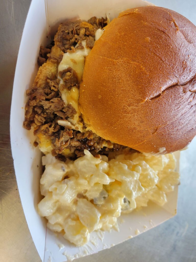 bbq sandwich mac & cheese food truck catering